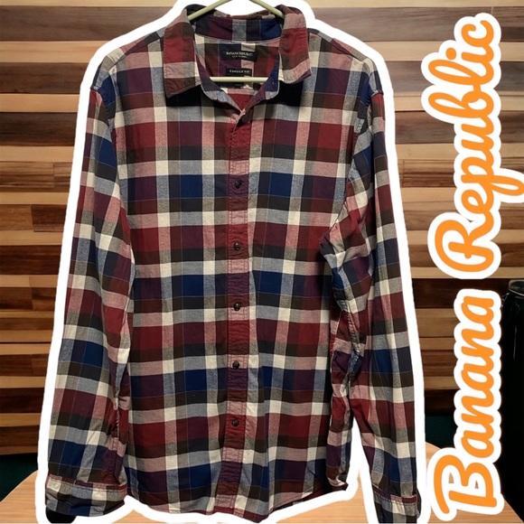 Banana Republic Shirts Banana Republic Camden Fit Luxe Flannel Mens